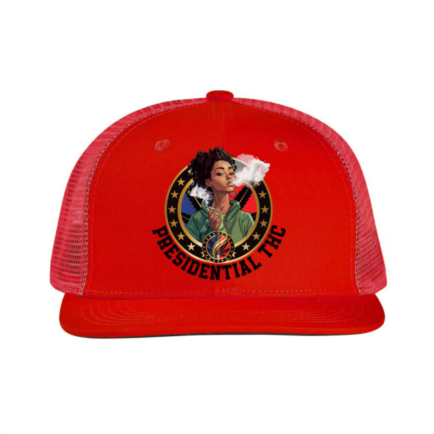 Presidential Suede Trucker Unisex Hat - Girl 1