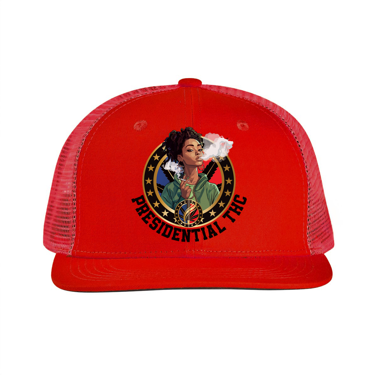 Presidential Suede Trucker Unisex Hat - Girl 1